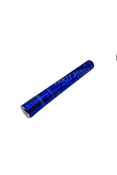 decotoys Confetti cannon 40cm blue. 5/set
