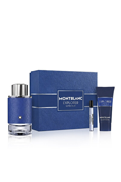 Mont Blanc Montblanc Explorer Ultra Blue EDP 100 ml + EDP MINI 7.5 ml + SG 10...