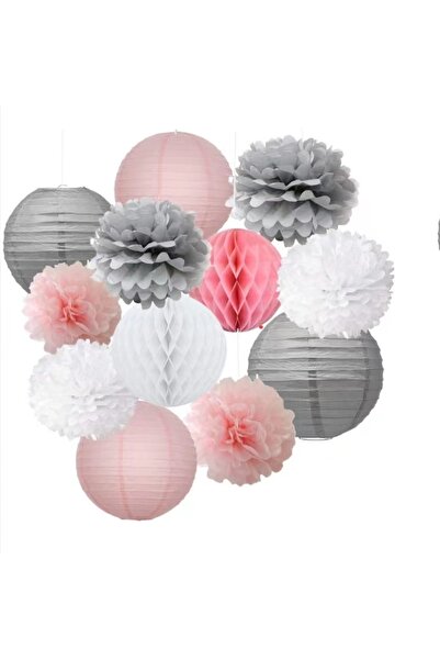 decotoys Glob hârtie decor set 12ps