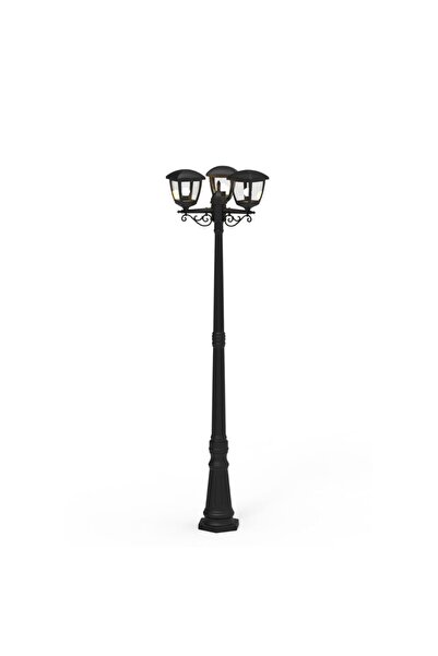 Luxera Lighting OUTDOOR LIGHTING POST WITH 3 ARMS BLACK 230V/40W/3*E27/IP44 2...