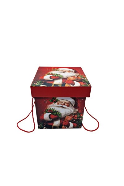 decotoys Cutie carton pliabila cu capac de Crăciun