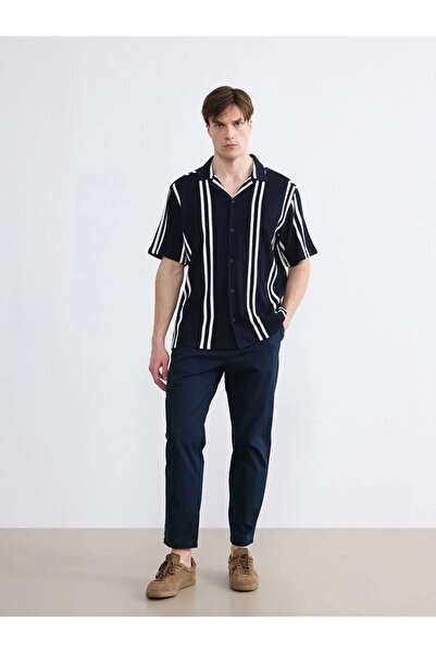 LC Waikiki Ανδρικό παντελόνι Navy Blue Standard Fit
