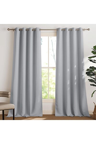 PONY DANCE Perdele opace cu inele de ochi, set de 2, perdele pentru sufrageri...