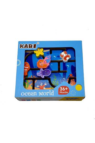 decotoys Joc labirint animale marine