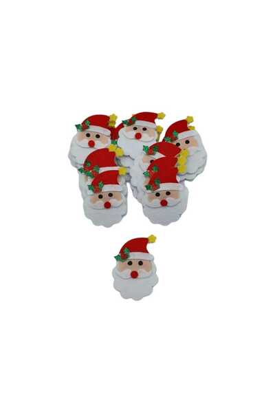 decotoys Figurina din fetru pentru brad 10/set