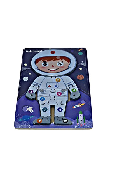 decotoys Puzzle Lemn Meserii Astronaut