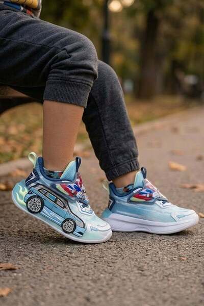 PEPİNO KİDS Pepino PY26-2207 حذاء مشي مضيء للأولاد باللون الفيروزي