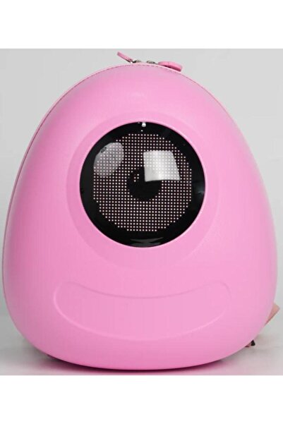 Easytobuy Ghiozdan copii cu LED - Big Eyes expresiv, roz