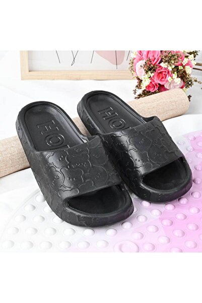 Tmall Women's Slippers, From Foam, Light, PD1087, Black