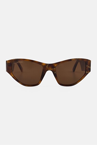 Balenciaga Women BB0097S003 Butterfly Sunglasses, Brown