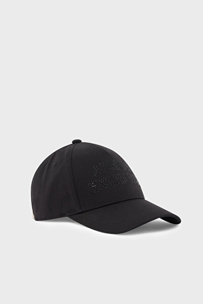 Armani Exchange Stone Logo Detailed 100% Cotton Hat Hat Xw002847 Af15502 Uc001