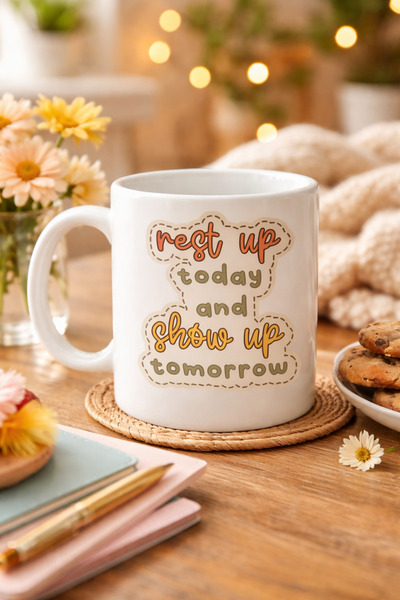 CT STONES Porcelain Mug with Motivational Message Model 146 – with the Text “...