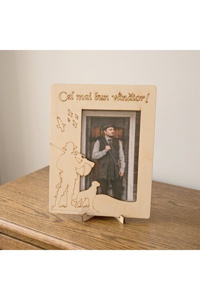 damoro Desk photo frame, 1 picture, Hunter Gift, Wood