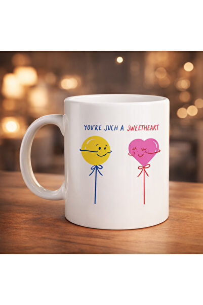 CT STONES Модел 21 – Порцеланова чаша с надпис „You’Re Such A Sweetheart“ – с...