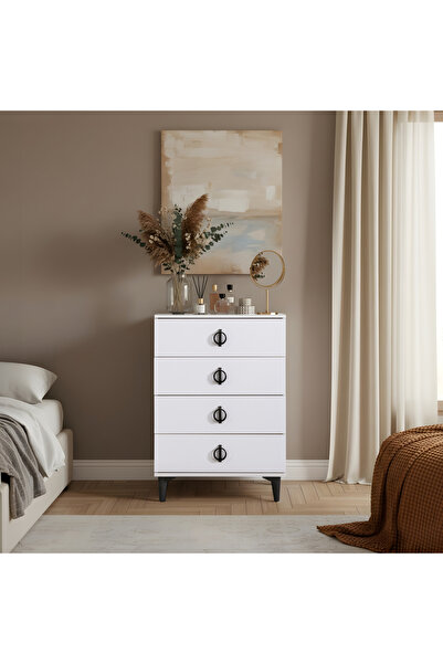 HERMOBİ ŞİFONYER BAŞAK 4 ÇEKMECELİ ÇAMAŞIRLIK