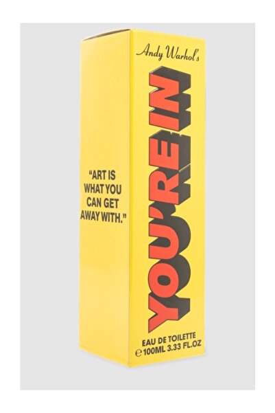Comme Des Garcons عطر "أنت في" من أندي وارهول، "الفن هو ما يمكنك الإفلات منه"...