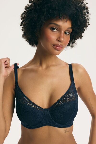 ESOTIQ Softly Padded Bra Underwired & Reinforced High Support Beautiful Subtl...