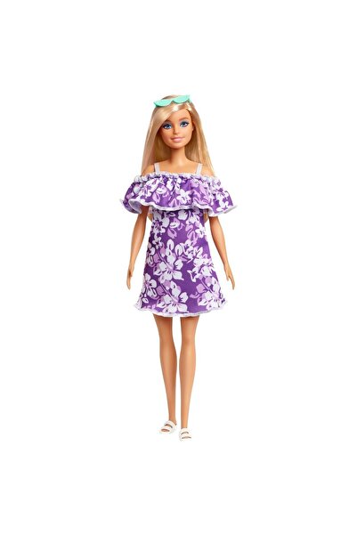 Barbie Papusa Editie 50 de Ani - Malibu cu Outfit Floral