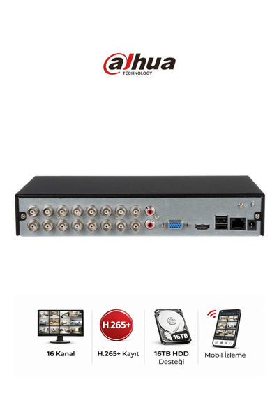 DAHUA XVR1B16 16 Kanal Güvenlik Kamera Kayıt Cihazı Full HD DVR