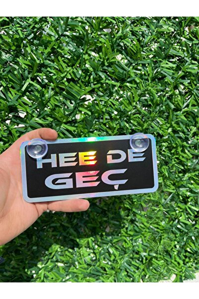 HBSİ VANTUZLU (ÖPÜCÜKLÜ) CAM SÜSÜ DEKOR AMAÇLI SİYAH ÜZERİ HOLOGRAM HE DE GEÇ