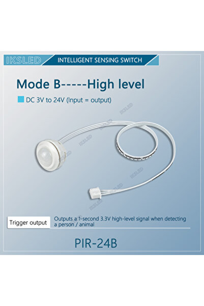 Choice1 PIR-24B 12V/24V LED Human Body Infrared PIR Sensor Switch with 1-Seco...