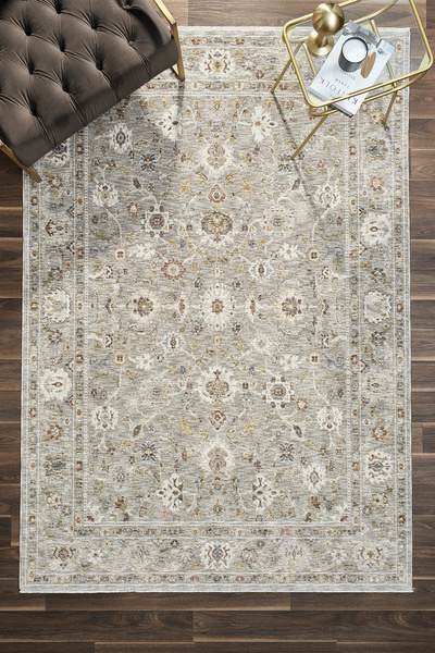 venucci home & living Frezia Floral Bambu Polyester Oturma Odası Salon Mutfak...