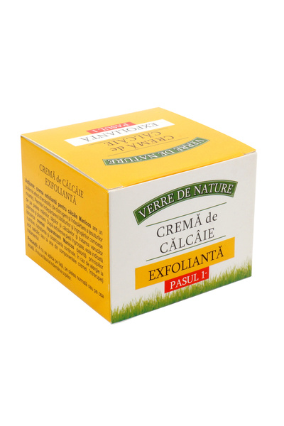 Verre De Nature Crema exfolianta pentru calcaie Pasul 1, 100 ml, set 2 bucati