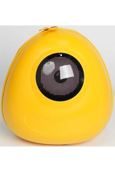 Easytobuy Ghiozdan copii cu LED - Big Eyes expresiv, galben
