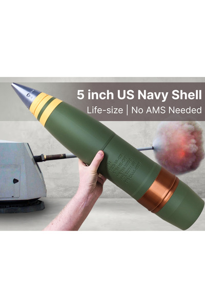 Titrek Toys ABD Donanması 5-inch Shell Gerçek Boyut - Life-size US Navy 5-inc...