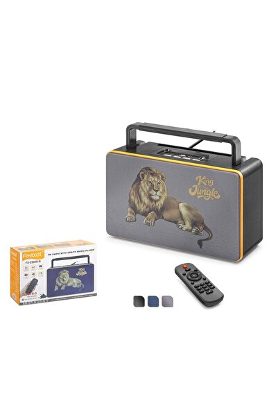 FEEXOT FX2506B Bluetooth Nostaljik FM Radyo USB TF AUX Kumandalı Taşınabilir ...