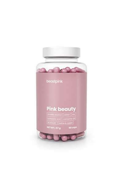 GymBeam Frumusețea Roz, 90 capsule