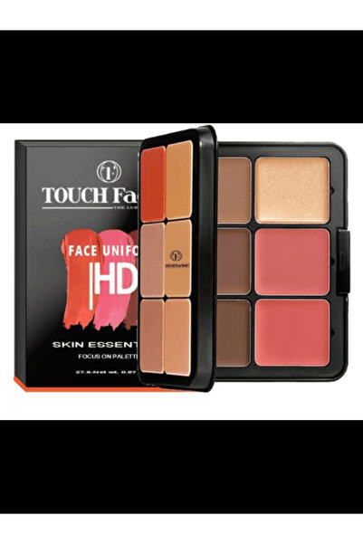 TOUCH FACTOR Invisible Cover Cream Contour/Blusher Palette Multicolour