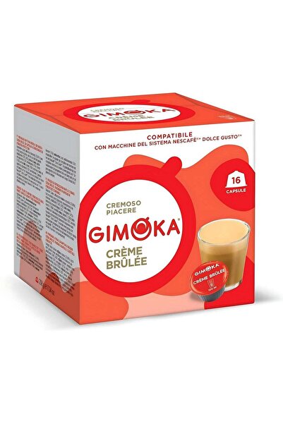 Gimoka Creme Brulee Coffee Capsules 16 Pods Dolce Gusto Compatible