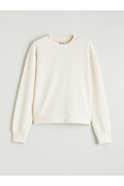 LC Waikiki Sweatshirt pentru fete cu atingere moale, cu guler Roba Zero, Spar...