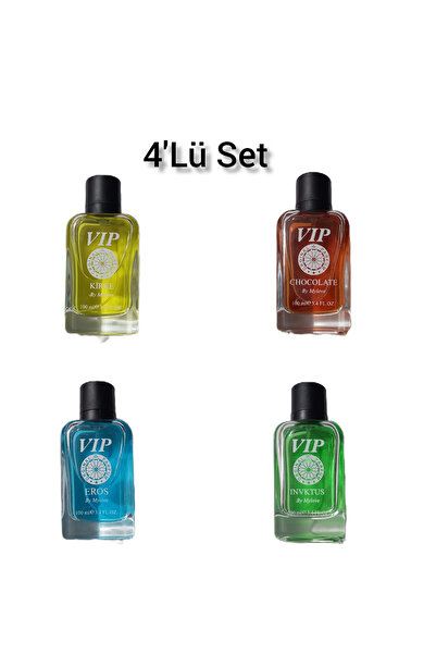Vip Çikolata - Eros - Kirke - Invktus 4 lü Edp Set Parfüm