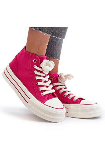 BOTO Women's Platform Sneakers Fuchsia Aineri 40