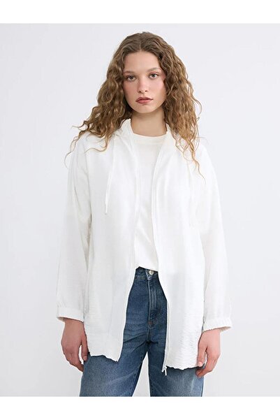 LC Waikiki Hooded Women's Zippered Tunic (S6)