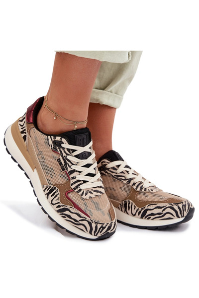 Big Star Shoes Sneakerși sport cu model pentru femei Big Star TT274333 bej 41