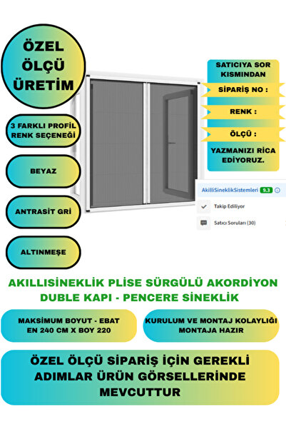 av akıllı sineklik Pileli Plise Sürgülü Akordiyon Katlanır KAPI Sinekliği DUB...