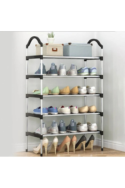 ELITECOMMERCEMARKET 5-Tier Shoe Rack 58x26x102cm