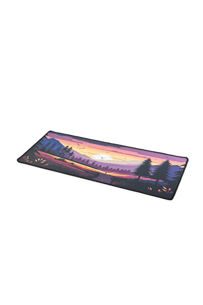 ForWhat 30X70Cm Sunset Theme Mouse Pad for Office Home Office Computer Desk