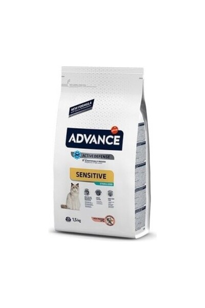 Advance Sensitive Somonlu Kısırlaştırılmış Hassas Kedi Maması 1.5 kg
