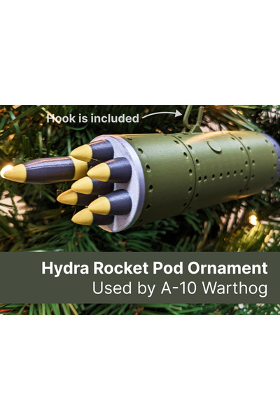 Titrek Toys Hydra Roket Podu A-10 Warthog Süsü - Hydra Rocket Pod Ornament (R...