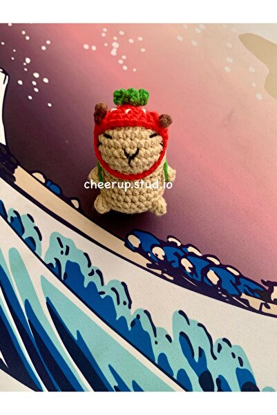 Handmade Keychain & Bag Charm Capybara