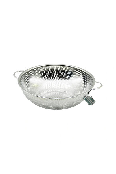 shopwave Msd 28cm Metal Handle Steel Basket Strainer with Fine Wire Legs (5047)