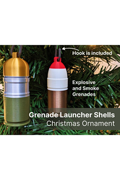 Titrek Toys 40mm Bombatar Mermisi New Year's Ornaments - 40mm Grenade Ornamen...