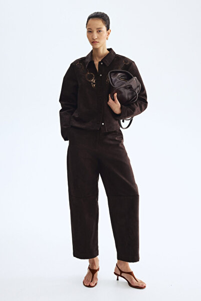 H&M Bilek Boyu Barrel Paça Pantolon