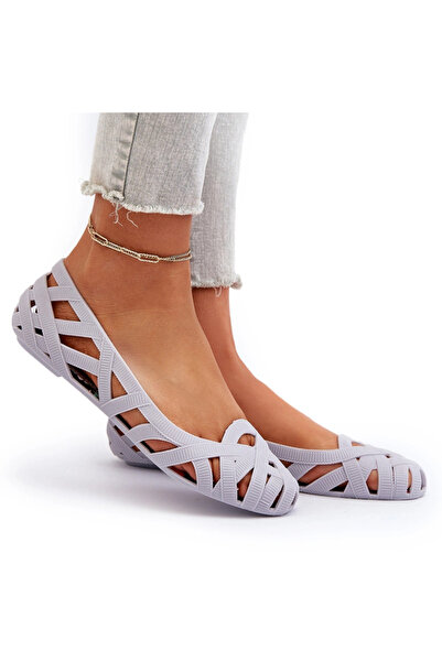 BOTO Women's Rubber Ballerina Flats Grey Salam 39