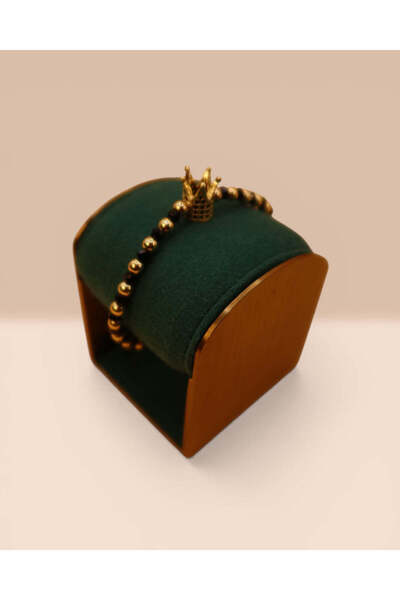 LYNORO Men's/Women's Royal Bracelet 18k Gold Plated Adjustable/String