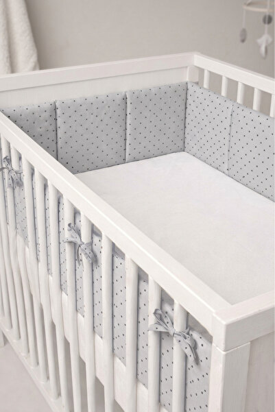 ngn collection Beşik Kenar Koruyucu Tek Parça %100 Pamuk 60x120 cm 360 cm Kor...